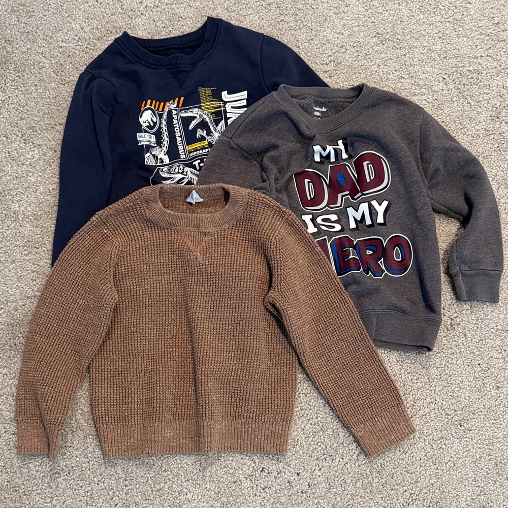 Sweater and sweatshirts 4T bundle